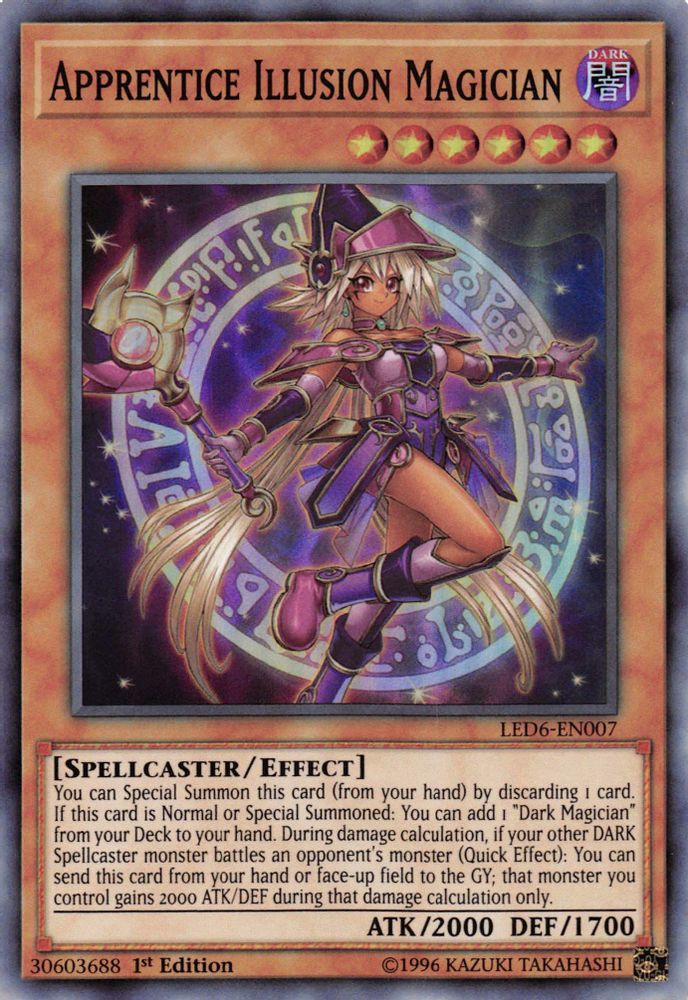 Apprenti magicien d'illusion [LED6-EN007] Super Rare 