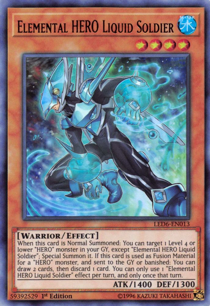 Soldat liquide Hero Elemental [LED6-EN013] Ultra Rare 