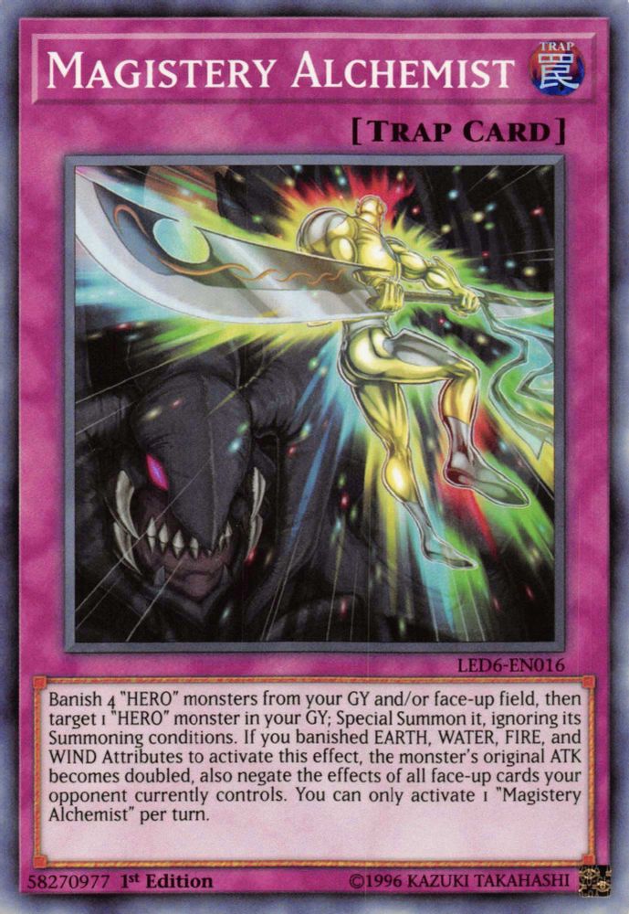 Magistery Alchemist (LED6-EN016) - Super Rare