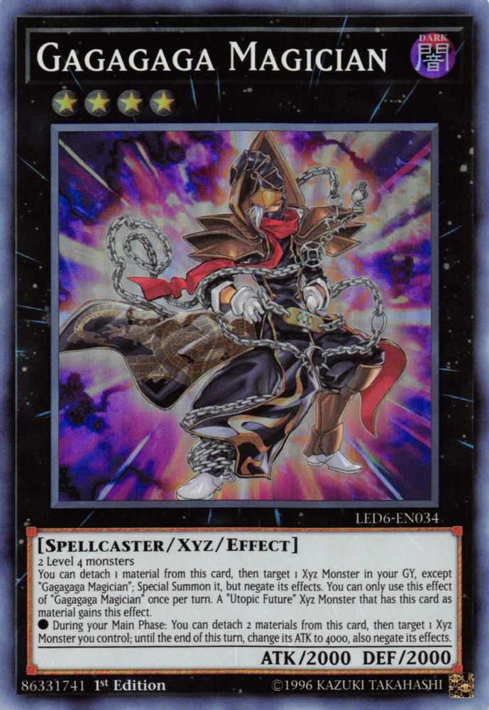 Magicien Gagagaga [LED6-EN034] Super Rare 
