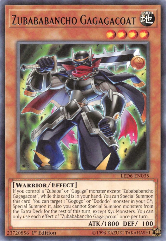 Zubababancho Gagagacoat (LED6-EN035) - Rare