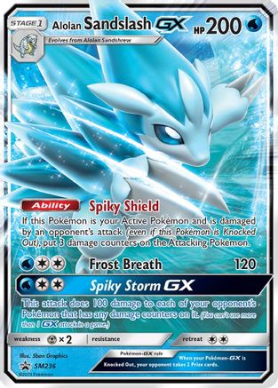 Alolan Sandslash GX - SM236  - Holofoil - Promo