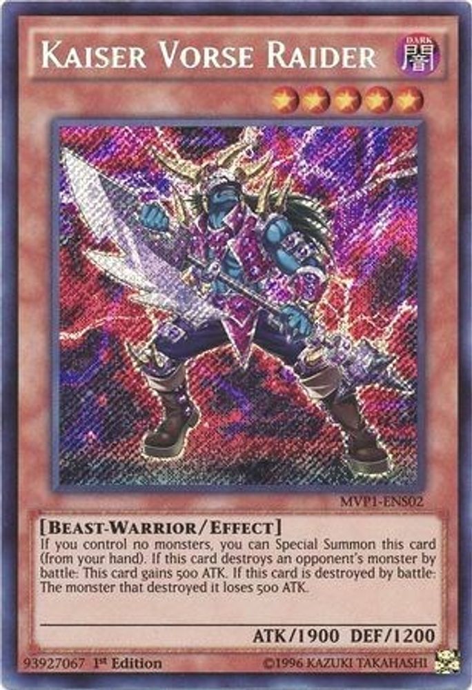 Kaiser Vorse Raider (MVP1-ENS02) - Secret Rare