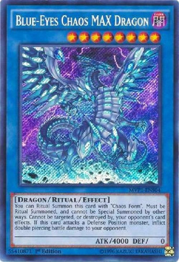Blue-Eyes Chaos MAX Dragon (MVP1-ENS04) - Secret Rare