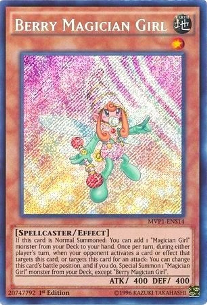 Berry Magician Girl (MVP1-ENS14) - Secret Rare