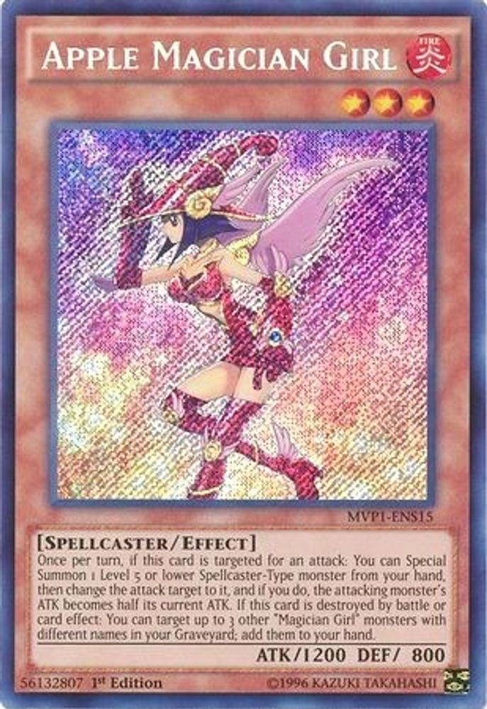 Apple Magician Girl (MVP1-ENS15) - Secret Rare
