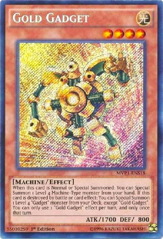 Gold Gadget (MVP1-ENS18) - Secret Rare