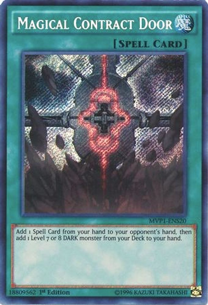 Magical Contract Door (MVP1-ENS20) - Secret Rare