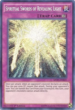 Épées spirituelles de lumière révélatrice [MVP1-ENS31] Secret Rare 