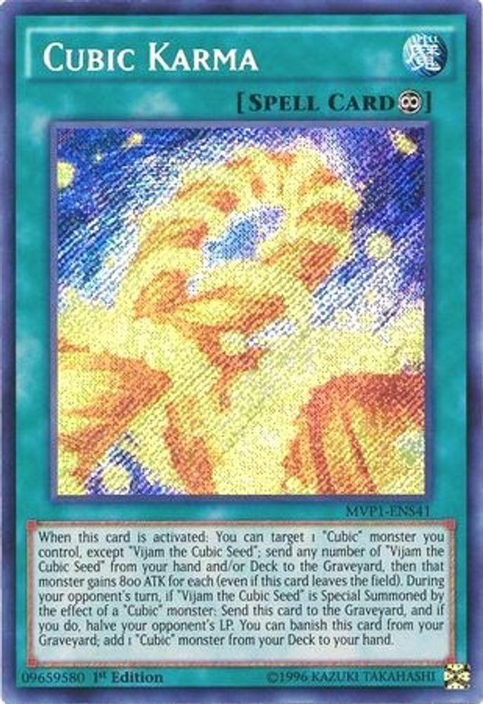 Cubic Karma (MVP1-ENS41) - Secret Rare