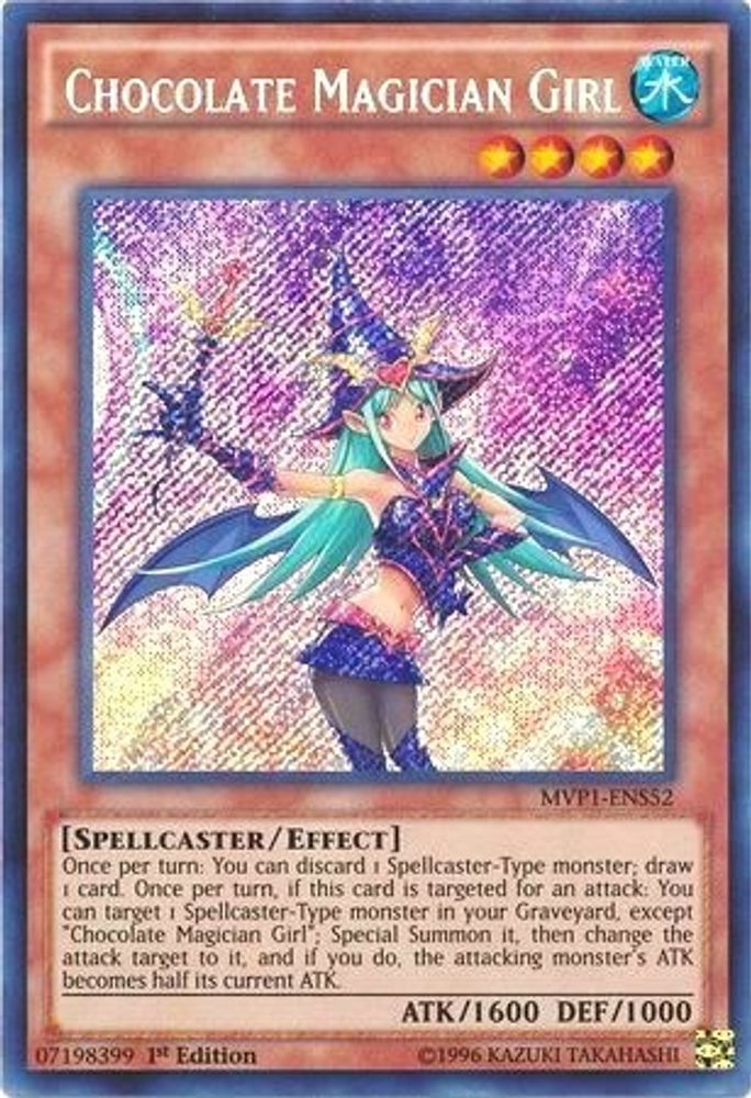 Chocolate Magician Girl (MVP1-ENS52) - Secret Rare