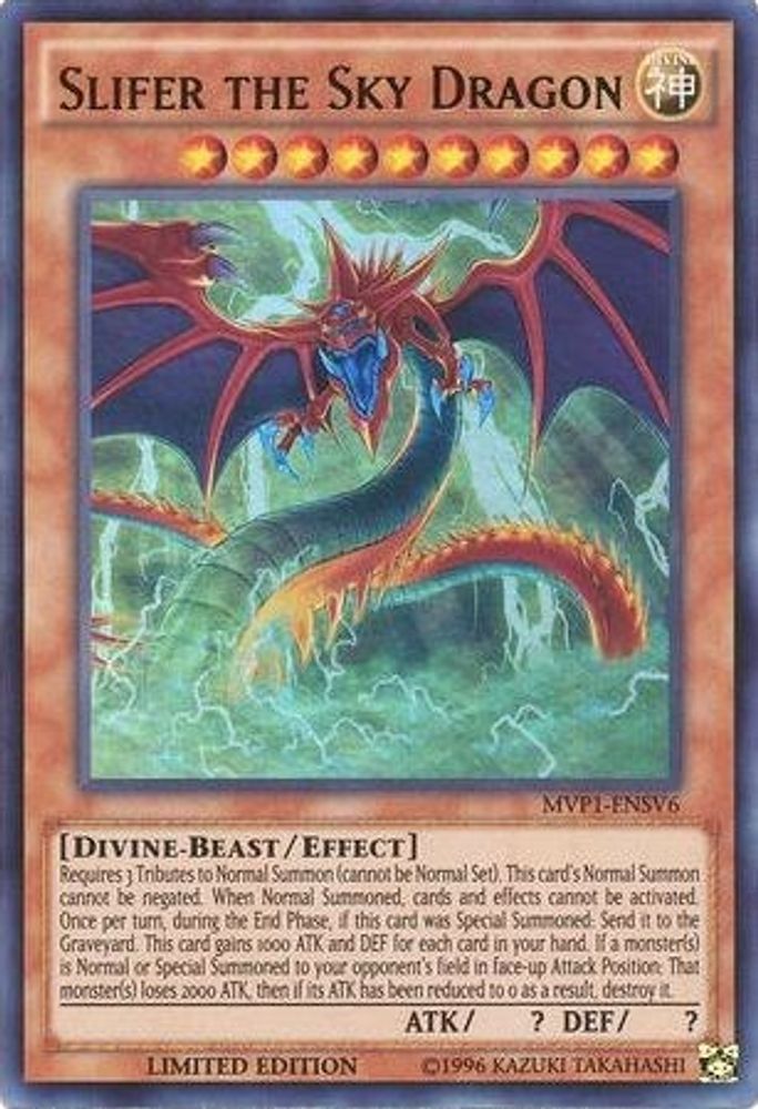 Slifer the Sky Dragon (UR) (MVP1-ENSV6) - Ultra Rare