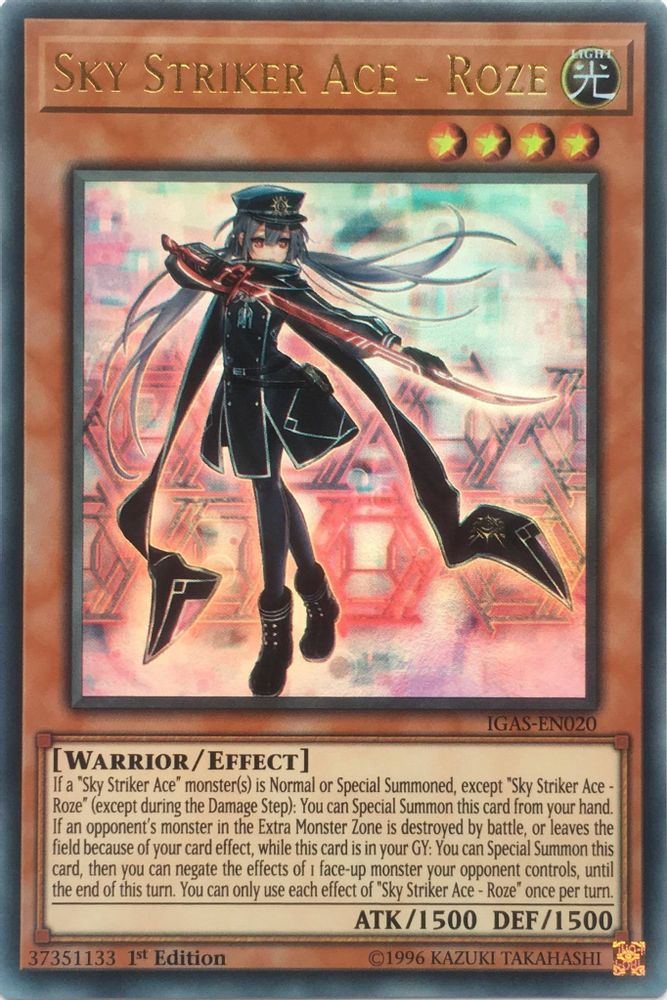 Sky Striker Ace - Roze [IGAS-EN020] Ultra Rare 