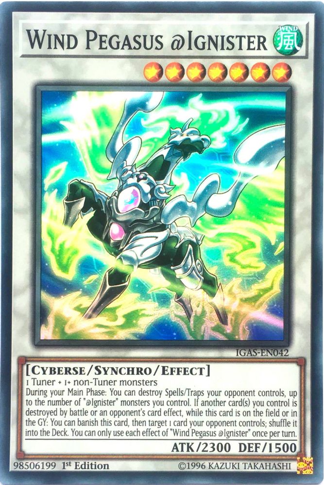 Wind Pegasus @Ignister (IGAS-EN042) - Super Rare