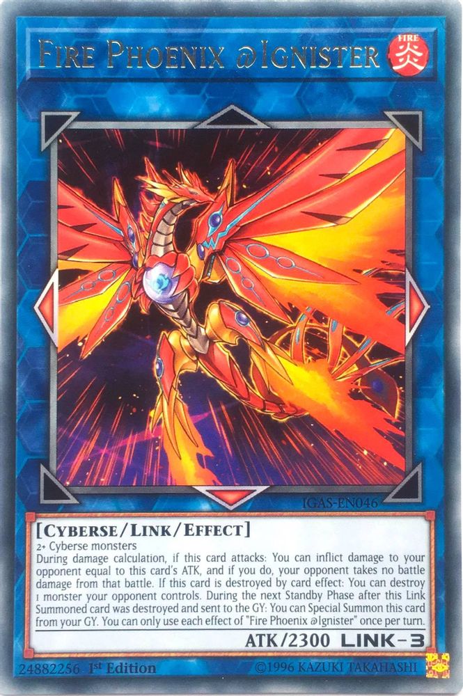 Fire Phoenix @Ignister (IGAS-EN046) - Rare