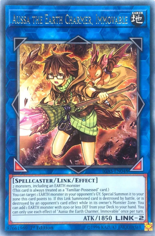 Aussa the Earth Charmer, Immovable (IGAS-EN048) - Rare