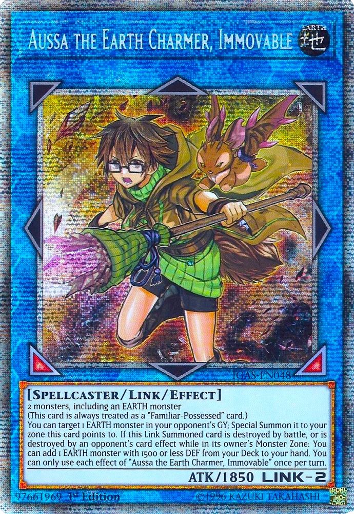 Aussa the Earth Charmer, Immovable (Starlight Rare) (IGAS-EN048) - Starlight Rare