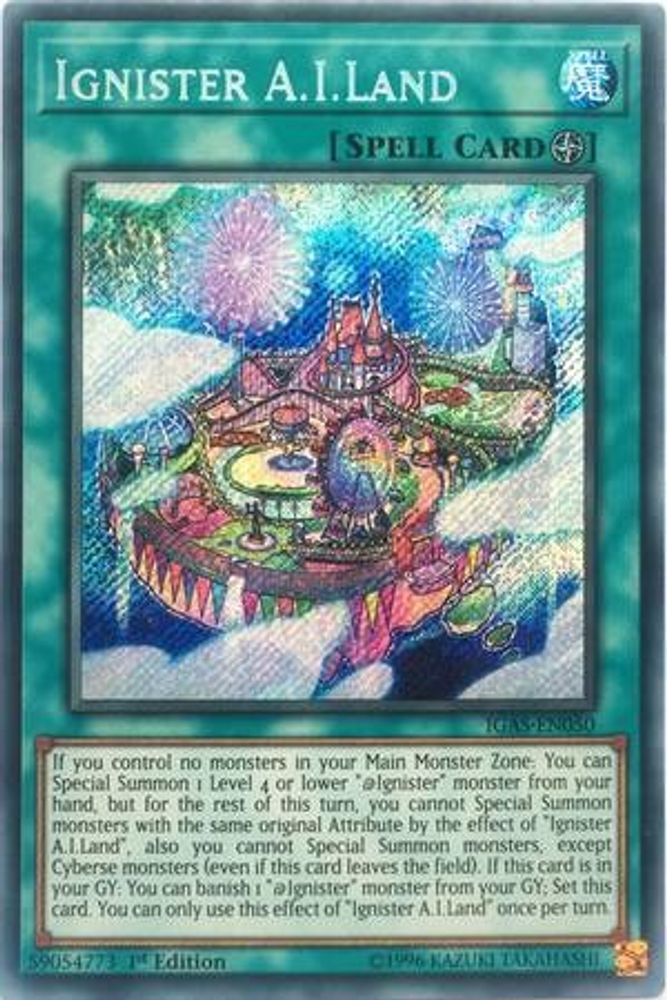 Ignister AILand [IGAS-EN050] Secret Rare 