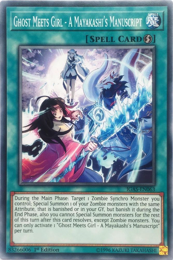 Ghost Meets Girl - A Mayakashi's Manuscript (IGAS-EN063) - Common