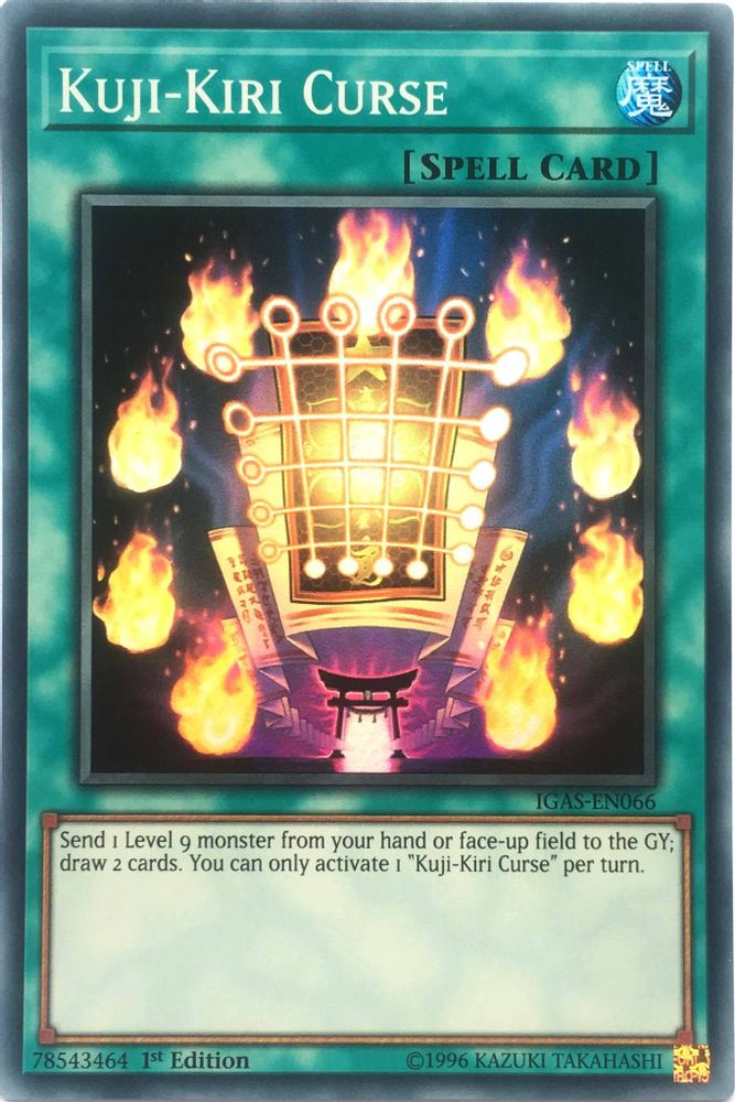 Kuji-Kiri Curse (IGAS-EN066) - Super Rare