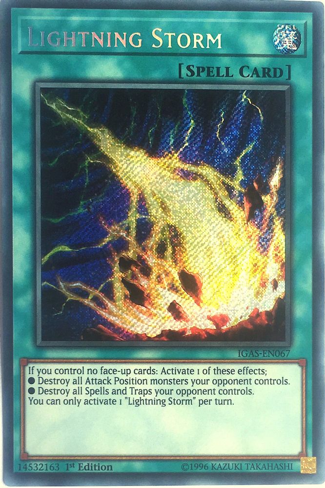 Lightning Storm (IGAS-EN067) - Secret Rare