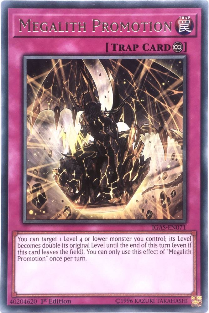 Megalith Promotion (IGAS-EN071) - Rare