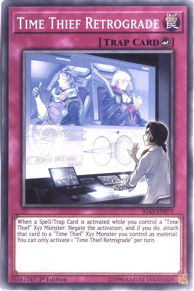 Time Thief Retrograde (IGAS-EN075) - Common