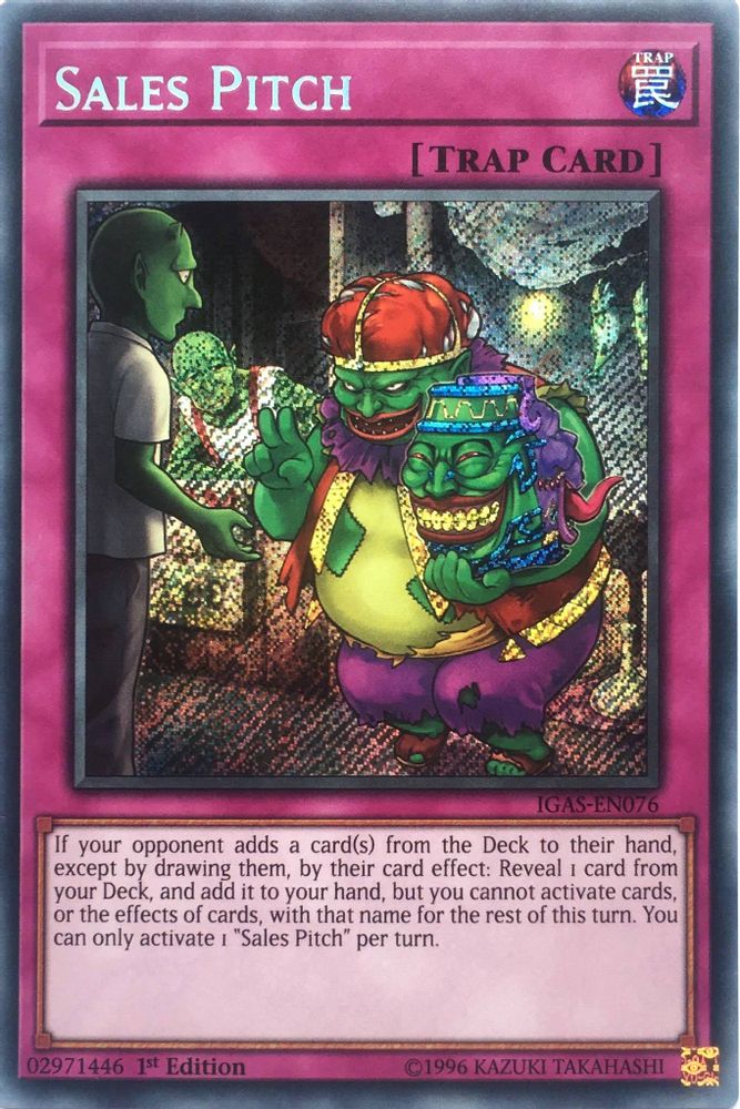 Sales Pitch (IGAS-EN076) - Secret Rare