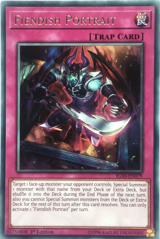 Fiendish Portrait (IGAS-EN079) - Rare