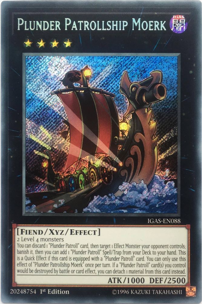 Plunder Patrollship Moerk (IGAS-EN088) - Secret Rare