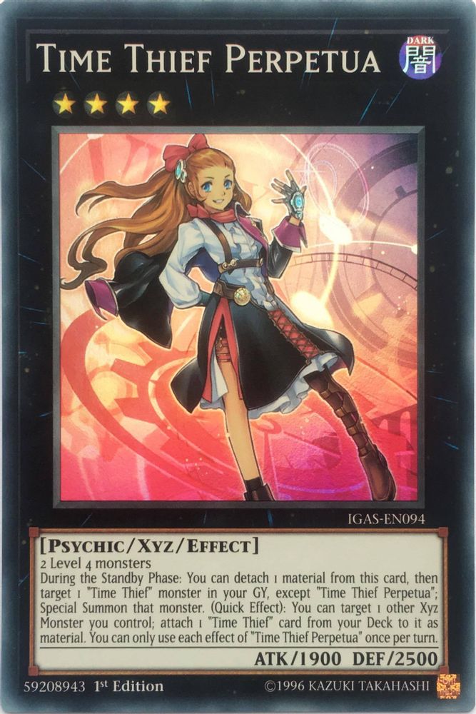 Time Thief Perpetua (IGAS-EN094) - Super Rare