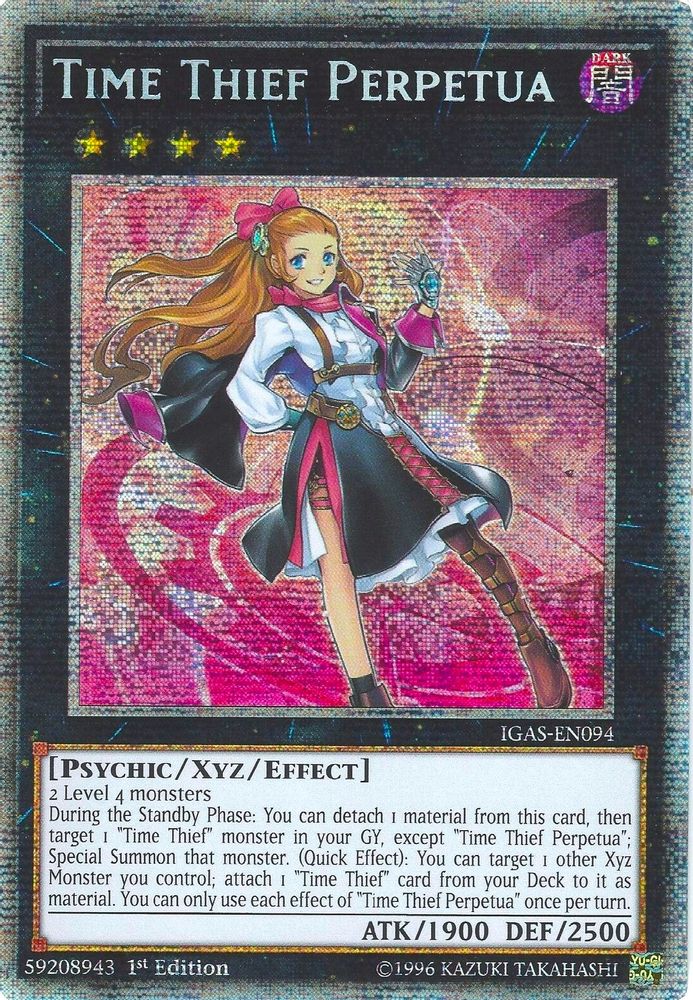 Time Thief Perpetua (Starlight Rare) (IGAS-EN094) - Starlight Rare