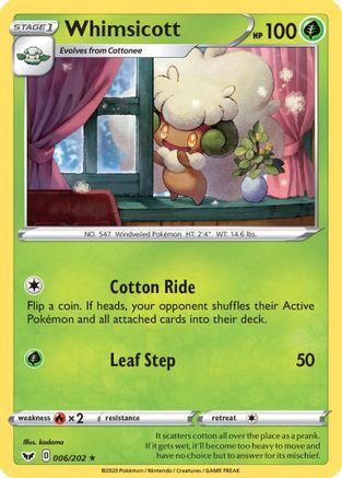Whimsicott 006  - Rare
