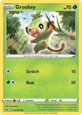 Grookey (011) (011) 011  - Common