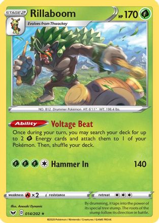 Rillaboom (014) (014) 014  - Holofoil - Holo Rare