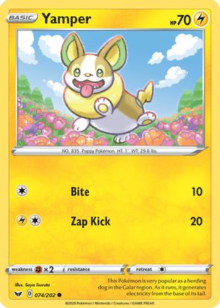 Yamper (074/202) [Épée et bouclier : ensemble de base] 