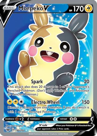 Morpeko V (Full Art) 190  - Holofoil - Ultra Rare