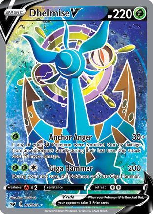 Dhelmise V (Full Art) 187  - Holofoil - Ultra Rare
