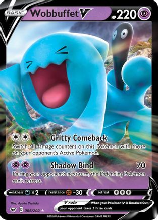 Wobbuffet V 086  - Holofoil - Ultra Rare