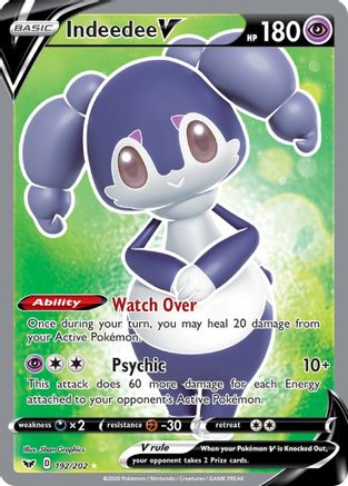 Indeedee V (Full Art) 192  - Holofoil - Ultra Rare