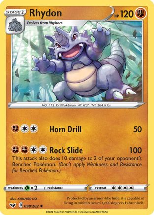 Rhydon 098  - Uncommon