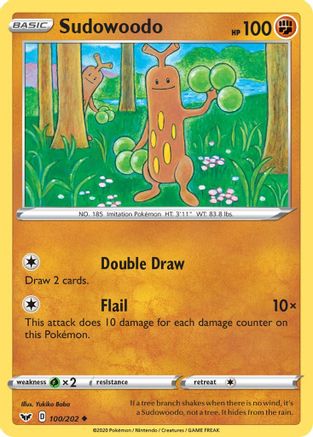 Sudowoodo 100  - Uncommon