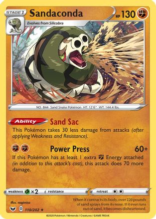 Sandaconda (110) (110) 110  - Holofoil - Holo Rare