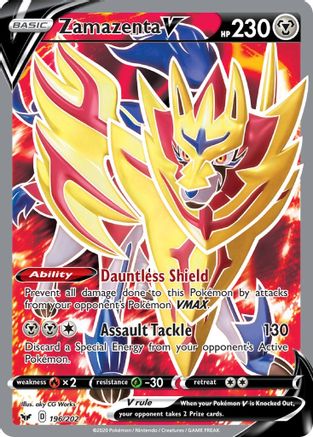 Zamazenta V (Full Art) 196  - Holofoil - Ultra Rare