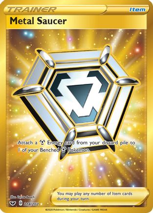 Metal Saucer (Secret) 214  - Holofoil - Secret Rare