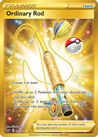Ordinary Rod (Secret) 215  - Holofoil - Secret Rare