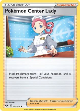 Pokemon Center Lady 176  - Uncommon