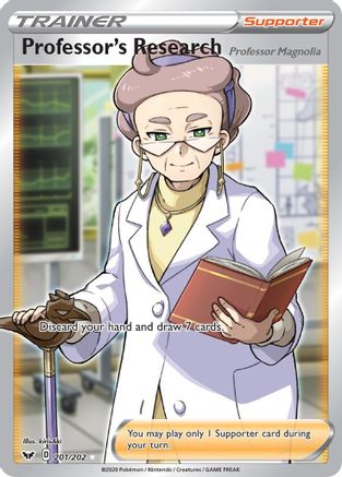 Recherche du professeur (201/202) (Professeur Magnolia) [Épée et bouclier : ensemble de base] 