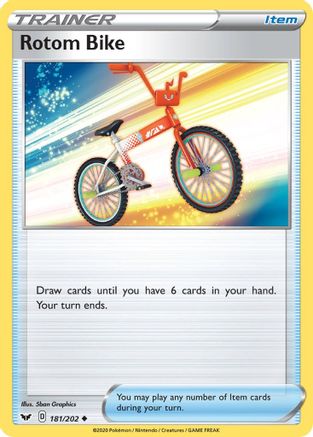 Rotom Bike 181  - Uncommon