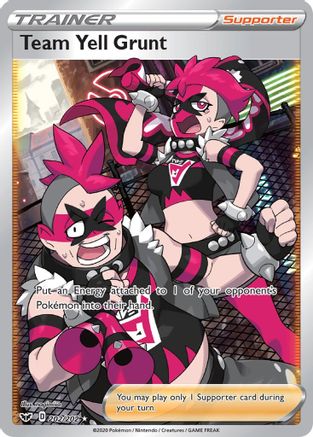 Team Yell Grunt (Full Art) 202  - Holofoil - Ultra Rare